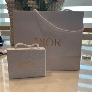 Dior Elegant White and Gold Set